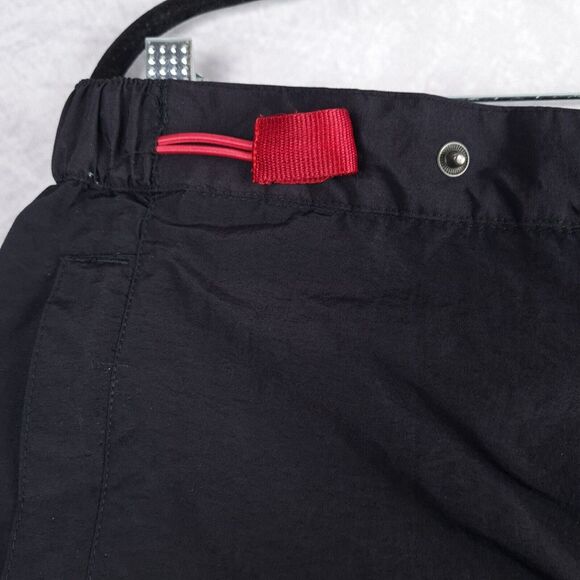 Vintage Spalding Nylon Pants Mens XL Black Cargo Relaxed Basketball Streetwear - Picture 3 of 16